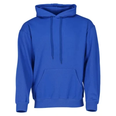 Immagine di Fruit of the Loom Felpa classica con cappuccio + sacchetto in tessuto MyShirt, Royal di stoffa Myshirt gratuito, M