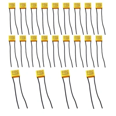 Immagine di LNGJIN 0,22µF 275V X2 Condensatore Polipropilene Anti Interferenza, 22 Pezzi Condensatori di Sicurezza, per luci Lampeggianti Lampadina a LED Non in Uscita sfarfallio