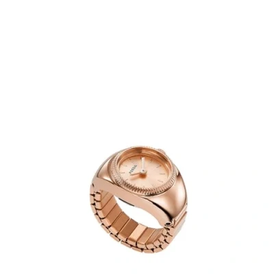 Immagine di Fossil RING Watch Orologio Rose goldcoloured, Donna, Taglia: One Size, gold coloured