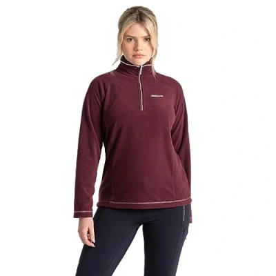 Immagine di Craghoppers Miska V Giacca in Pile da Donna con Mezza Zip, Viola Intenso, 42