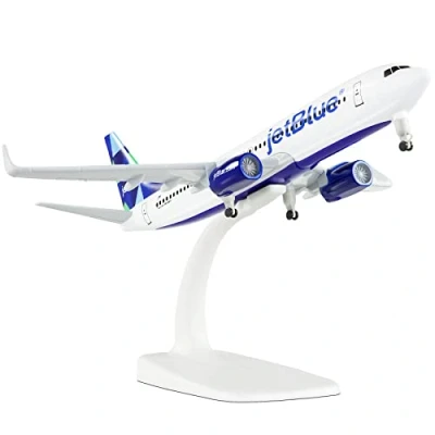 Immagine di Busyflies 1/300 scala American Jetblue Boeing 737 modello di aereo in lega pressofuso