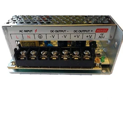 Immagine di Risparraluz Trasformatore DC Alimentatore per strisce LED Regolabile 220 V (12 20 A 240 W Professionale), Metallico