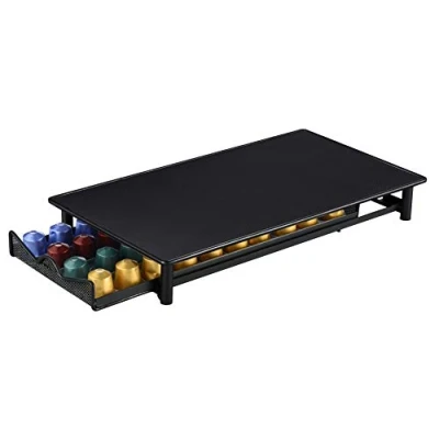 Immagine di EXZACT Cassetti per capsule compatibile Nespresso/Cassetto di stoccaggio caffè/Supporto macchina, capacità: 40