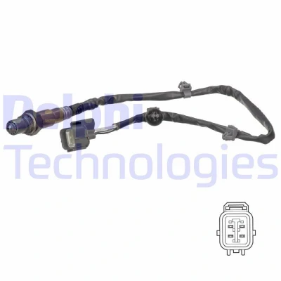 Immagine di DELPHI ES20645 12B1 Sonda lambda planare, riscaldato HONDA: Jazz 2