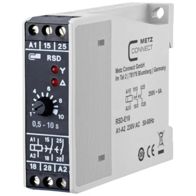 Immagine di Metz Connect 11016005270317 RSD E10 Relè stella triangolo 230 V/AC 1 pz. 2 scambi
