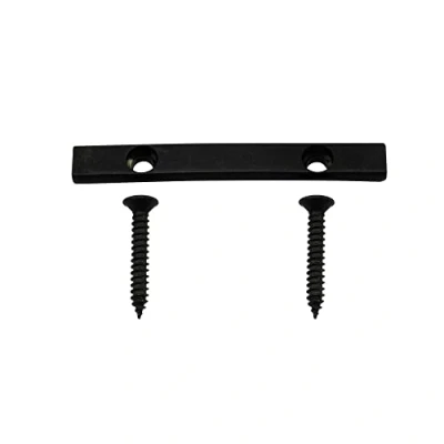 Immagine di Musiclily Pro 45mm Barra Abbassacorde in Ottone String Retainer per Basso Elettrico 5 Corde, Nero