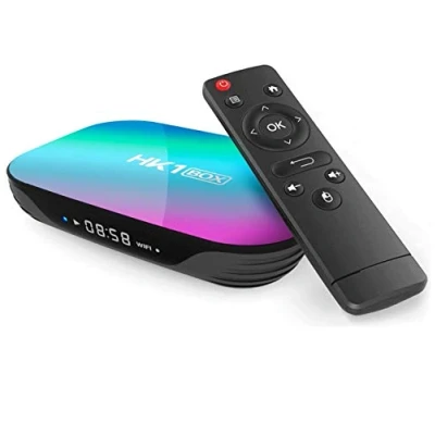 Immagine di Sofobod HK1 Box TV Android 9.0, 4GB RAM 32GB Rom, S905X3 Quad Core 64bit Cortex A55, GPU G31 MP2, 2.4G/5G Dual WiFi BT4.0 H.265 Decoding LAN 1000 RJ 45, HD 8K Smart