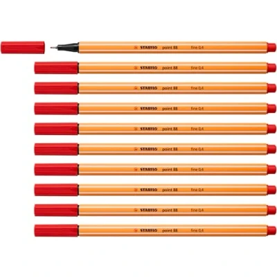 Immagine di STABILO CF10 FINELINER POINT 88 CREMISI
