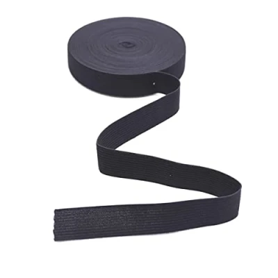 Immagine di DAHI 20M x 2cm Elastico per Cucito Fettuccia Elastica Piatto in Nero Cucire Vestiti, Pantaloni