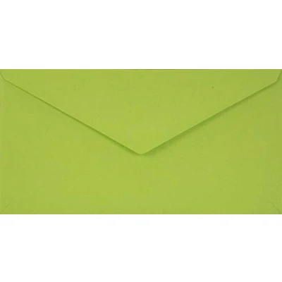 Immagine di Netuno 100 buste lettera colorate DL verde Lime formato 220 x 110 mm 115 g Sirio Color lettere per biglietti partecipazioni inviti matrimonio compleanno battesimo Natale Pasqua