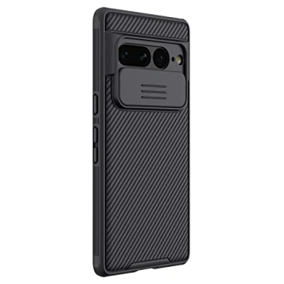 Immagine di Nillkin Custodia per Google Pixel 7 Pro (6,7 pollici) Super Frosted Shield Hard Back Soft Border (PC + TPU) Shock Absorb Cover Lunetta rialzata Protezione Fotocamera Colore Nero