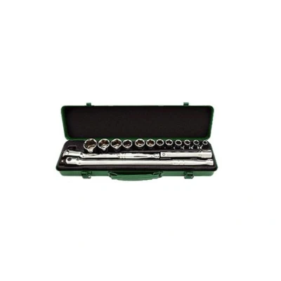 Immagine di Set di chiavi a bussola TOPTUL 1/2&#039; 6 kant 15 Pezzo (8 mm 27 mm)