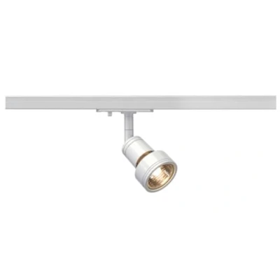 Immagine di SLV monofase, Spot LED, faretto, Lampada a soffitto, Sistema binari, Illuminazione da Interno / GU10, 50 W, Puri QPAR51 50W Bianco