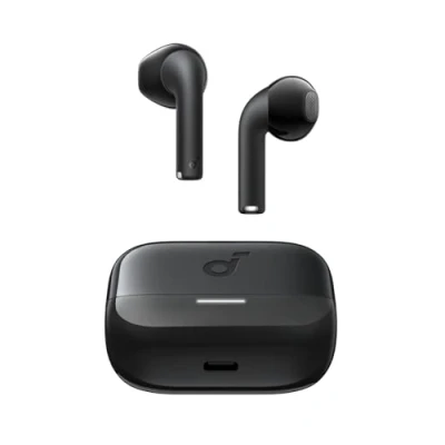 Immagine di soundcore K20i by Anker, auricolari semi in ear, Bluetooth wireless, 36 ore di riproduzione, ricarica rapida, suono chiaro, vestibilità comoda, chiamate chiare ENC 2 microfoni, equalizzatore