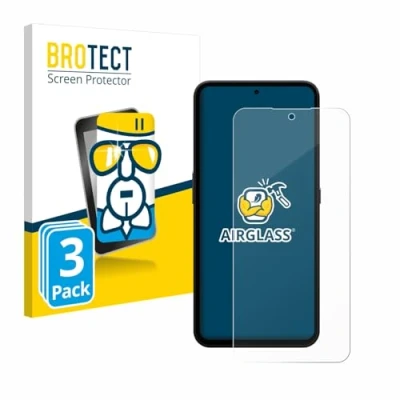 Immagine di brotect Pellicola Protettiva Vetro per Nothing CMF Phone 1 Protezione Schermo (3 Pezzi) [Durezza Estrema 9H, Chiaro]