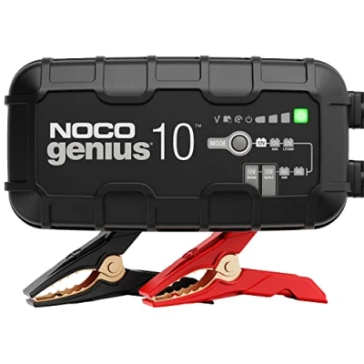 Immagine di NOCO GENIUS10: Caricabatterie da 10A, 6V e 12V, Mantenitore di Carica Desolfatore con Compensazione della Temperatura