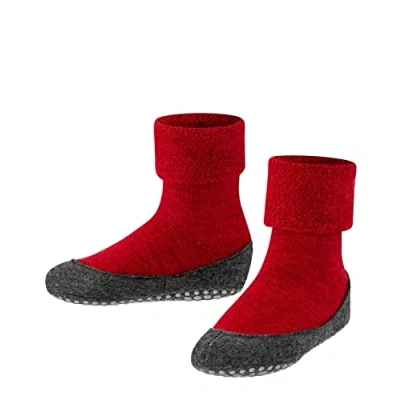 Immagine di Falke Cosyshoe Homesocks WOOLMIX, Silicon GRIP Calze per bambini, Taglia: 33/34, Rot
