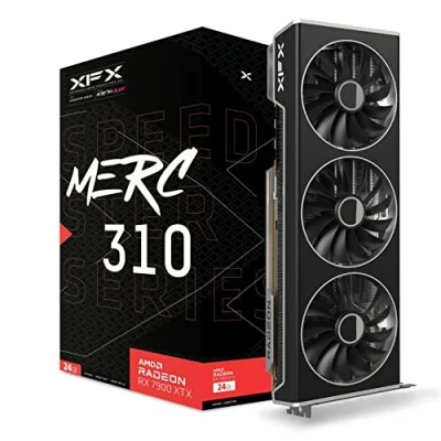 Immagine di XFX Scheda grafica AMD Radeon RX 7900 XTX MERC 310 24 GB GDDR6 SDRAM PCIe HDMI ™, DisplayPort FreeSync