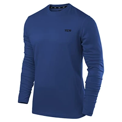 Immagine di TCA Element Maglia Uomo da Corsa a Manica Lunga Traspirante Maniche Lunghe con Tecnologia Quickdry Cabernet, XXL