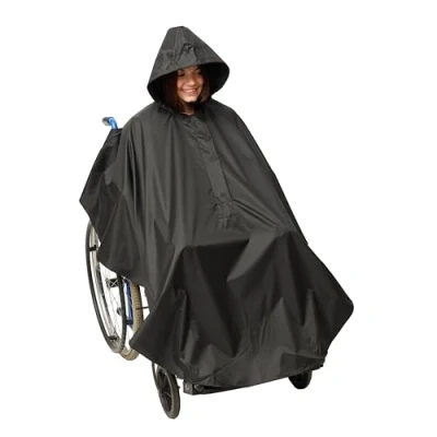Immagine di Bramble Poncho Impermeabile per Sedie a Rotelle Reusable, Adatto Tutte Le