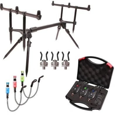 Immagine di Ultimate Set Completo di Poggiacanne Kit carpfishing