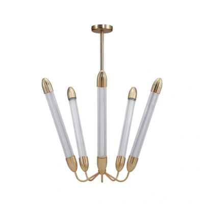 Immagine di UMAGE lampada a sospensione Lemon Squeeze lunga, ottone, Ø 85,6 cm
