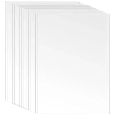 Immagine di NGOSUET 30 fogli acrilici da 180 x 130 mm, spessore 1 trasparente in plexiglass acrilico, trasparenti per cornici fotografiche, esposizioni di progetti, pittura