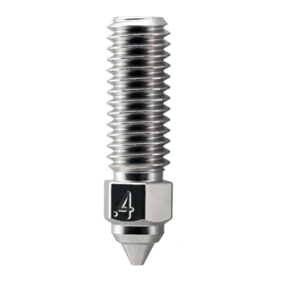 Immagine di Micro Swiss Brass Plated Wear Resistant Nozzle for Creality K1, K1 Max, CR M4 0.4mm