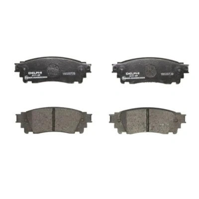 Immagine di DELPHI LP3171 Kit pastiglie freno Non predisposto per contatto segnalazione usura senza lamierino anticigolío accessori LEXUS: NX