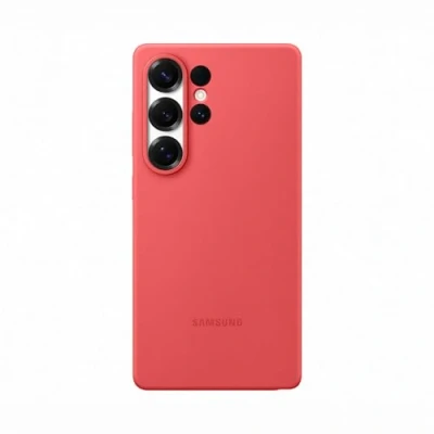 Immagine di Samsung Silicone Back Cover Rosso Galaxy S25 Ultra