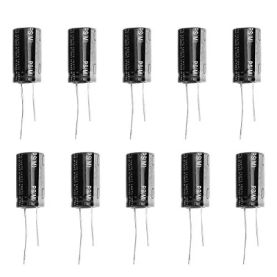 Immagine di Condensatore elettrolitico in alluminio da 10 pezzi 35V 4700μF per sintonizzazione, filtraggio, accoppiamento, bypass, conversione di energia e ritardo nei circuiti
