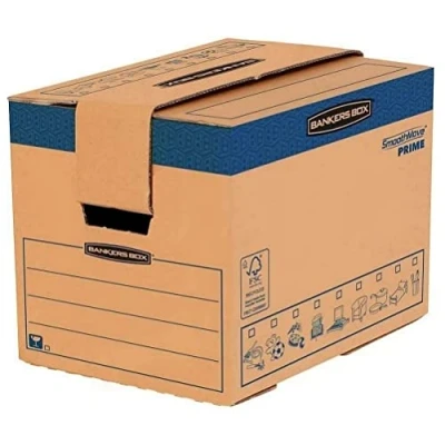 Immagine di Bankers Box 6205201 Scatola Traslochi Piccola SmoothMove, FSC, Confezione da 5 Pezzi