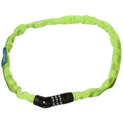 Immagine di ABUS lucchetto a catena Steel O Chain 4804C combinazione in acciaio speciale livello di sicurezza 3 75 cm giallo/verde