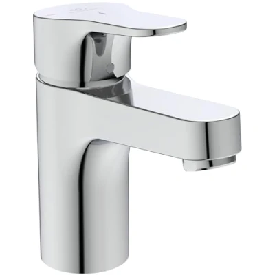 Immagine di Ideal Standard Cerabase, Miscelatore lavabo, Con tecnologia BlueStart®, asta di comando e scarico piletta da 1 1/4, Cromato