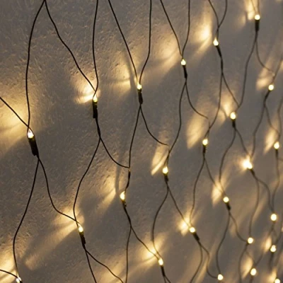 Immagine di Fata luci 3x1,5m 320 LED bianco caldo, interno ed esterno, rete luminosa