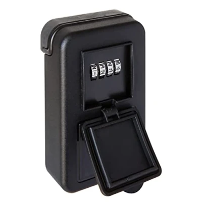 Immagine di ARREGUI KEEPER SEG011 Cassetta di sicurezza per chiavi da esterno con codiceCassaforte a muro chiaviScatola porta serratura combinazioneSicuro e resistenteNero