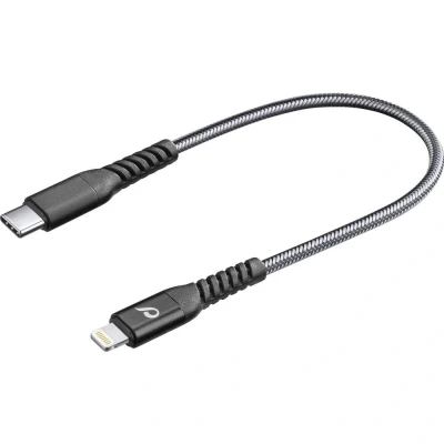 Immagine di Cellularline Cavo USB 2.0 Spina C®, Connettore Apple Lightning 0.15 m Nero TETRACABC2LMFI15CK