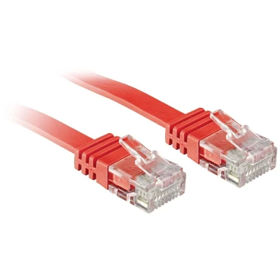 Immagine di LINDY 47514 RJ45 cavo di rete, patch CAT 6 5.00 m Rosso 1 pz.