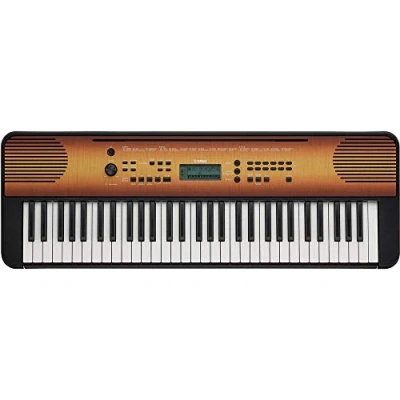 Immagine di YAMAHA Digital Keyboard PSR E360MA, Tastiera Digitale Portatile Ottima per Principianti, Design Compatto ed Elegante, con 61 Tasti Sensibili al Tocco e Funzioni di Apprendimento, Nero