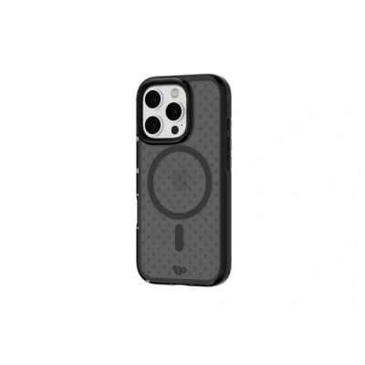 Immagine di tech21 EvoCheck Custodia protettiva per iPhone 16 Pro, compatibile con MagSafe, colore antracite fumé