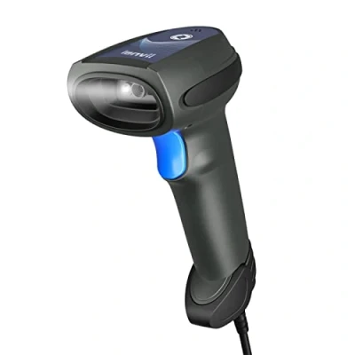 Immagine di LENVII Lettore di codici a barre 2D,USB Barcode Scanner QR PDF417 Data Matrix Bar Code Reader Supporto per funzioni scansione automatica,per PC, Mac e laptop
