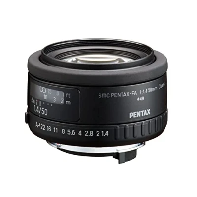 Immagine di smc PENTAX FA 50mmF1.4 Obiettivo classico, a focale singola, standard per l&#039;uso con fotocamere reflex digitali attacco K