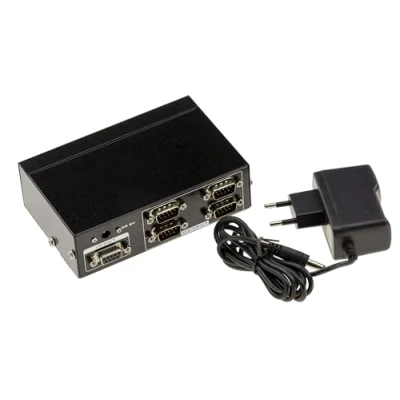 Immagine di KALEA INFORMATIQUE Splitter COM seriale RS232 DB9 che duplica 1 sorgente di ingresso su 4 uscite RS 232 simultanee.