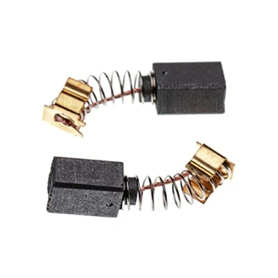 Immagine di vhbw 2x Spazzola carbone compatibile con Makita HP2071, HP2071 F, HR2020, HR2410, HR2430, HR2432 utensile elettrico motore, 6 x 9 12 mm