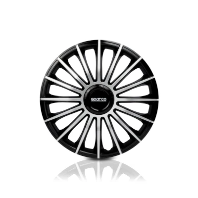 Immagine di SPARCO TORINO SPC1593BKSV Copricerchi 15Inch nero/argento