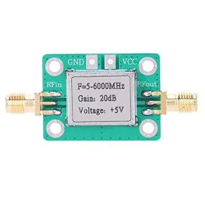 Immagine di Amplificatore di potenza RF, 5M 6GHz 20dB Guadagna Modulo segnale dell&#039;amplificatore a basso rumore banda ultra larga radio per FM, walkie talkie, Wifi