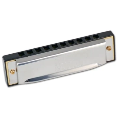 Immagine di Bontempi MetalHarmony Armonica Metallica a 10 Note con Voci in Metallo per Melodie Coinvolgenti, Colore Argento, 100x20x30 mm, 30 1020