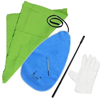 Immagine di ASNOMY Kit di Pulizia per il flauto, Panno la del Flauto e Spazzola Interna ed Esterna Sassofono Strumento Musicale