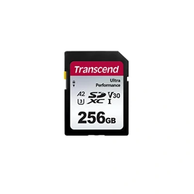 Immagine di Transcend TS64GSDC340S Scheda SDXC 256 GB A1 Application Performance Class, A2 v30 Video Speed UHS Class 3 antiurto,