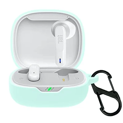 Immagine di GIOPUEY Cover Compatibile con JBL Wave Flex, Cilicone Custodia, Ultrasottile Case Cover, Antiurto, Resistente ai Graffi Verde
